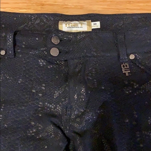 MET Black python-printed pants - good condition - Picture 2 of 4